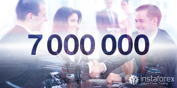 7,000,000 traders worldwide choose InstaForex