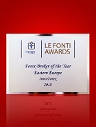 Forex broker godine po inovacijama u Evropi u 2017. godini od strane Le Fonti Awards-a